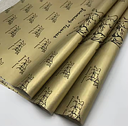 Тіш'ю папір металік (золото/срібло) щільністю 24г 50х70 см з логотипом Брендування під замовлення, фото 3