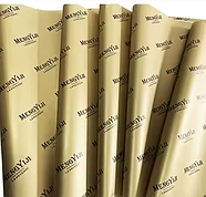 Тіш'ю папір металік (золото/срібло) щільністю 24г 50х70 см з логотипом Брендування під замовлення, фото 4