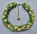 Намисто з бісеру ручної роботи Квітковий рай, фото 7