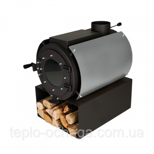 Піч DS Classic з варильною поверхнею + кожух срібний