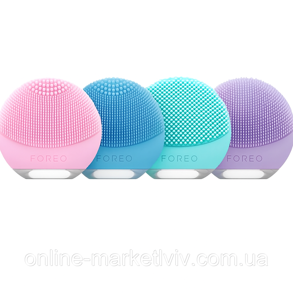 Електронна силіконова щітка для чищення обличчя / Масажна щітка для обличчя / Щітка для очищення шкіри, фото 1