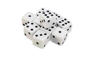 Кубики для ігор 15х15мм