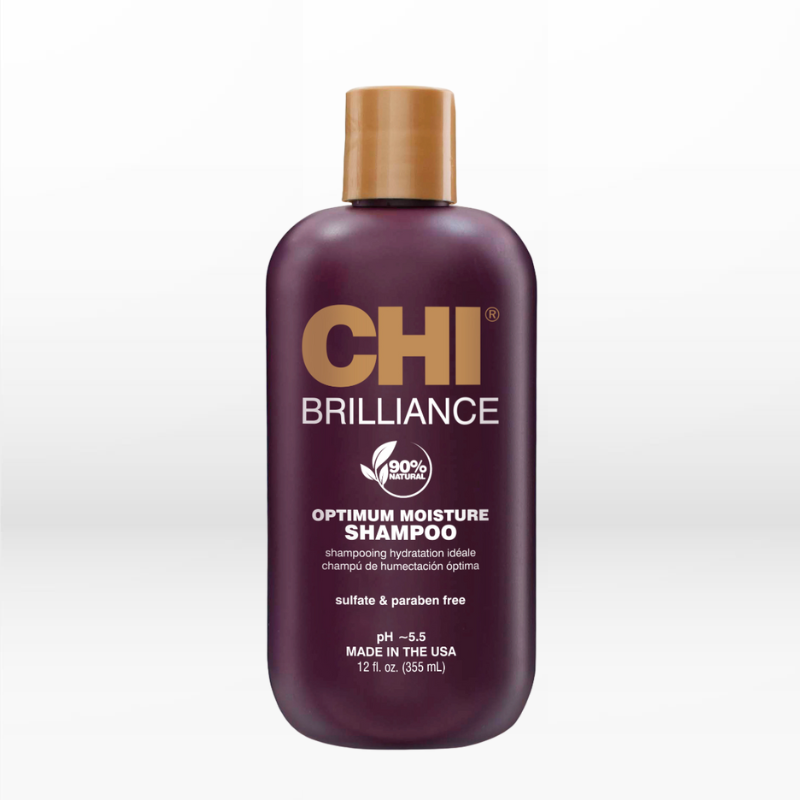 Зволожуючий шампунь для пошкодженого волосся CHI Deep Brilliance Olive & Monoi Optimum Moisture Shampo 355 ml