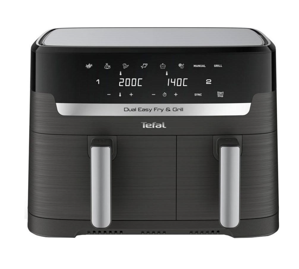 Мультипіч (аерофритюрниця) Tefal Dual Easy Fry&Grill Air Fryer EY905B10, фото 1