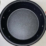 Електрична каструля скороварка подвійна 8л Hoffmans Electronics HM-3031 Каструля пароварка рисоварка 1500W, фото 10