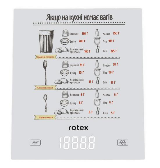 Ваги кухонні Rotex RSK15-W, фото 1