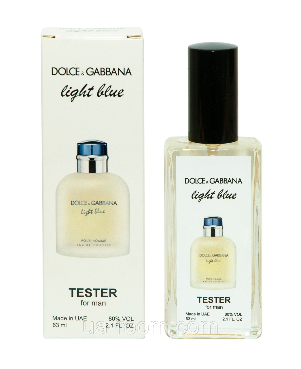 Тестер чоловічий Dolce&Gabbana Light Blue Pour Homme, 63 мл.