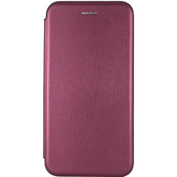 Шкіряний чохол-книжка Classy для Apple iPhone 13 (6.1") Бордовий
