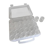 Пластикова скринька (контейнер, органайзер) для рукоділля та шиття 30 осередків