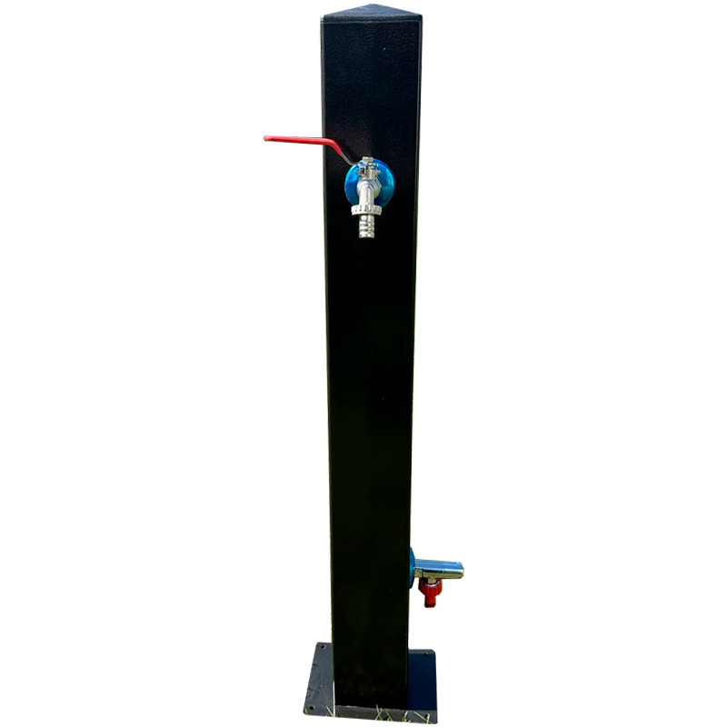 Садова колонка з 2 кранами для підключення до системи водопостачання, фото 1