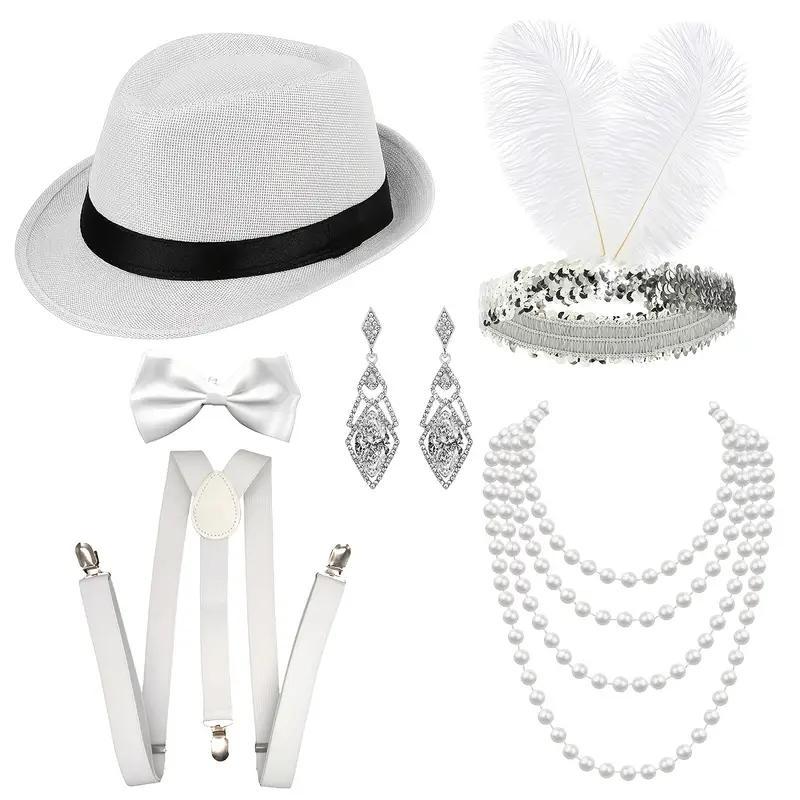 Набір костюмів для Вечірки в Стилє Гетсбі 6 предметів, фото 1