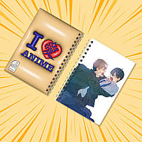 Блокнот Аніме А6 на пружині в клітинку Dakaretai Otoko 1-i ni Odosarete Imasu / Загроза для хлопця №1 48 арк.