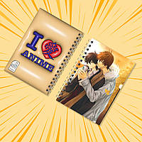 Блокнот Аніме А6 на пружині в клітинку Dakaretai Otoko 1-i ni Odosarete Imasu / Загроза для хлопця №1 48 арк. 003