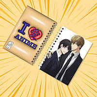 Блокнот Аніме А6 на пружині в клітинку Dakaretai Otoko 1-i ni Odosarete Imasu / Загроза для хлопця №1 48 арк. 004