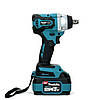 Безщітковий акумуляторний гайковерт DTW701Z (48V, 6AH) Потужний ударний гайковерт в кейсі, фото 3
