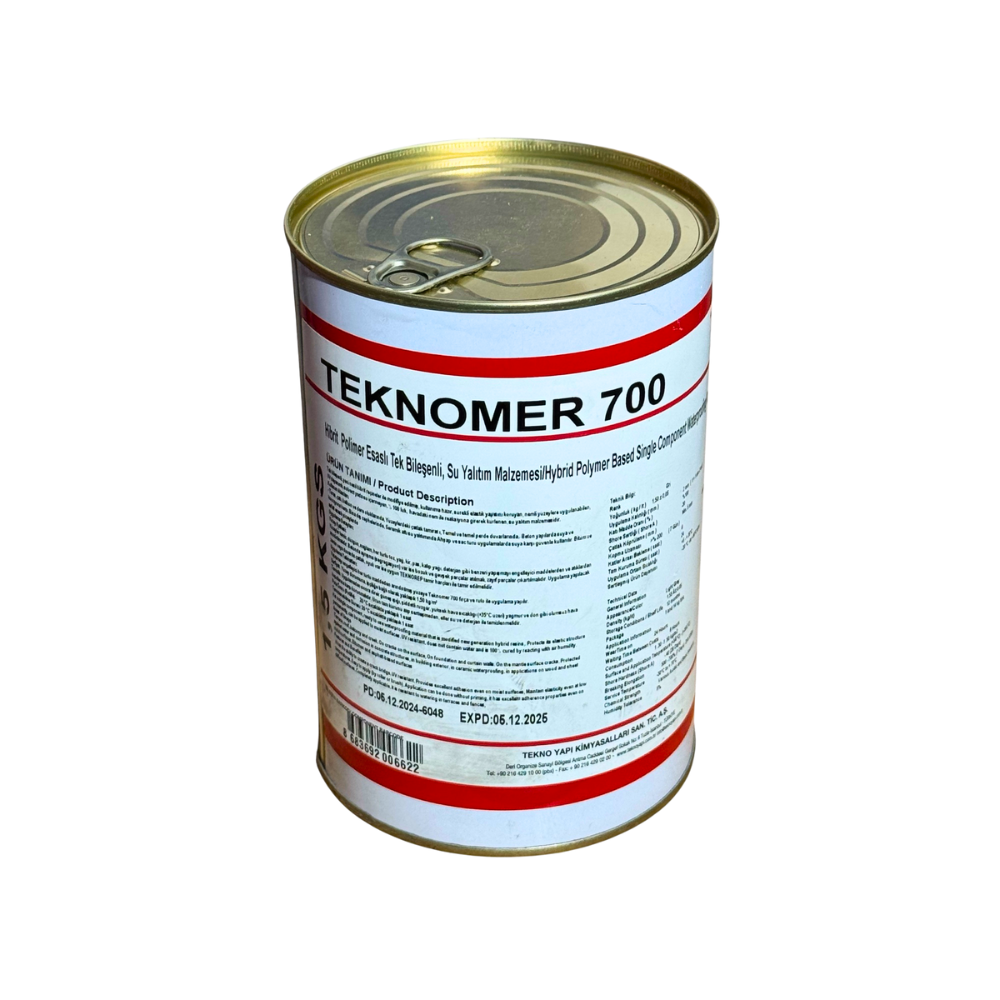 Гібрид-полімерна однокомпонентна гідроізоляція Teknomer 700, 1,5 кг.