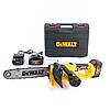 Безщіткова акумуляторна ланцюгова пила Dewalt DCM589X2 (48V 6 Ah) АКБ пила Деволт 30 см з 2 акумуляторами, фото 2