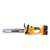 DeWalt — акумуляторна безщіткова ланцюгова пилка 48V 6Ah, шина 40 см, 2 акумулятори, фото 2