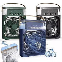 Міні-кондиціонер зі зволожувачем таймером та підсвіткою 4в1 від USB