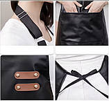 Водовідштовхувальний фартух для перукаря кухні посудомийки майстра м'ясника, фото 6