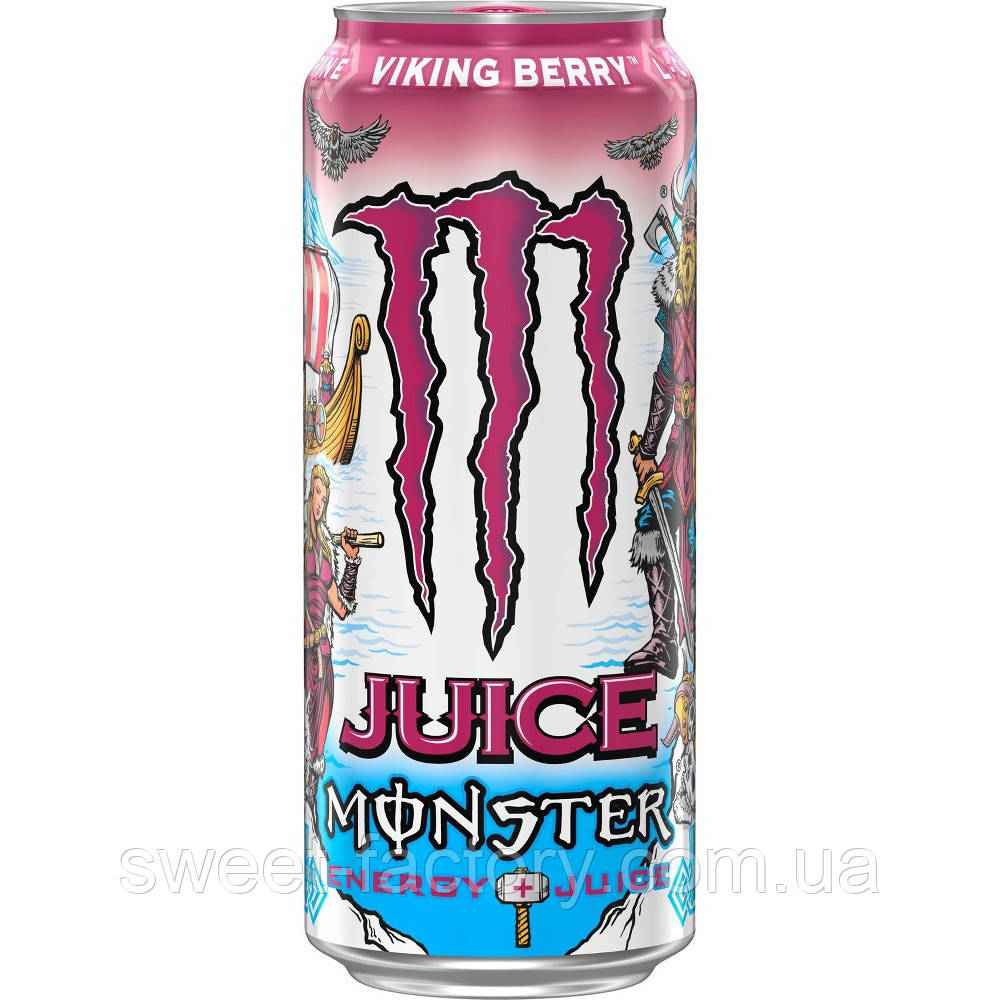Енергетик Monster Energy Viking Berry Juice 473ml, фото 1