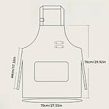 Водовідштовхувальний фартух для перукаря кухні посудомийки майстра м'ясника, фото 4