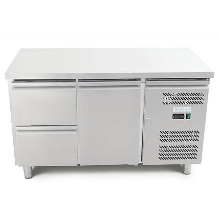 Холодильний стіл GoodFood GF-GN2110TN-HC (дві шухляди), фото 1