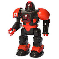Дитячий іграшковий робот на радіокеруванні зі світловими та звуковими ефектами 27116 Робот стріляючий дисками