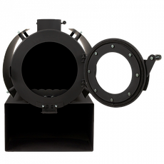 Піч для гаража DS Classic зі шкіркою червоний, фото 3