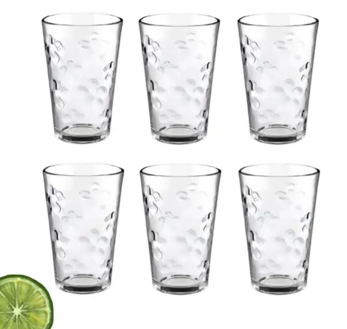 Набір високих склянок "Фловерс" 205 мл 6шт Pasabahce 52944, фото 1