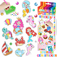 Набор для создания алмазных наклеек,стикеры с стразами для алмазной вышивки,детский набор для творчества