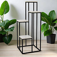 Підставка етажерка на 4 вазона Лофт Перейра Аляска