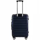 Валіза середня поліпропілен 69 л Wings Ibis М на колесах 2-камерна, телескопічна ручка, замок TSA, чорна, фото 4