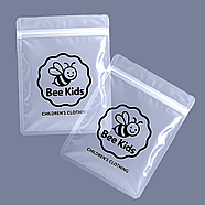 Упаковка ЗІП матова прозора 40х50 см Якісні зіплок пакети щільністю 100 мкм з вашим логотипом, фото 6