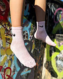 12 пар Бавовна Середні жіночі Шкарпетки Nike / найк - Білі, фото 2