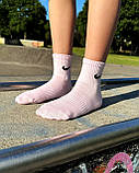 12 пар Бавовна Середні жіночі Шкарпетки Nike / найк - Білі, фото 4