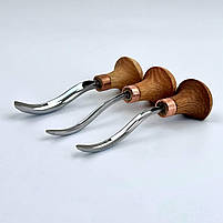 Штихель клюкарза півкругла 5 мм STRYI Profi для мікрорізьби, гравюри і ліногравюри, фото 5