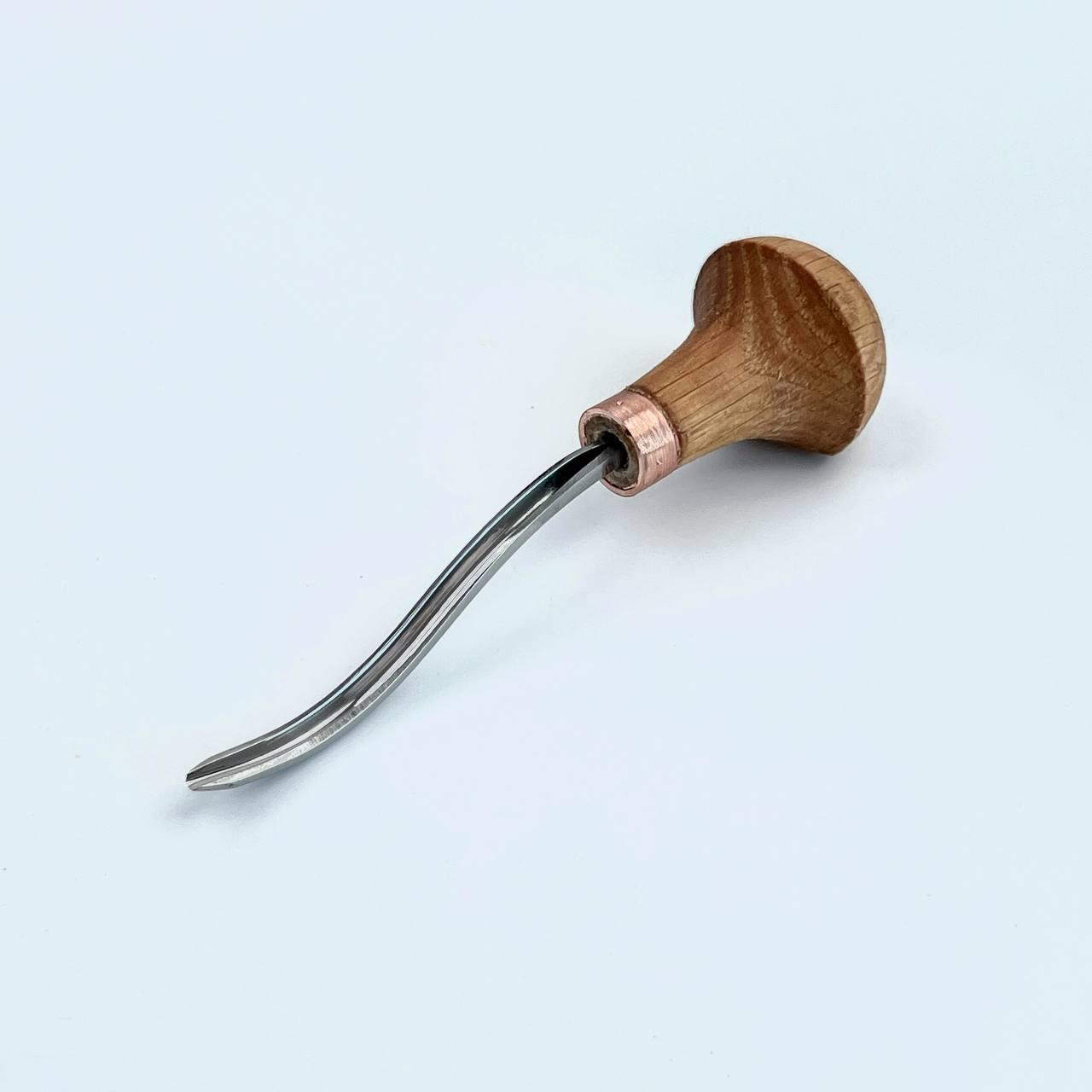 Штихель клюкарза півкругла 3 мм STRYI Profi для мікрорізьби, гравюри і линогравюри, фото 1