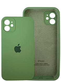 Silicone Case на iPhone 11 (квадратні бортики)