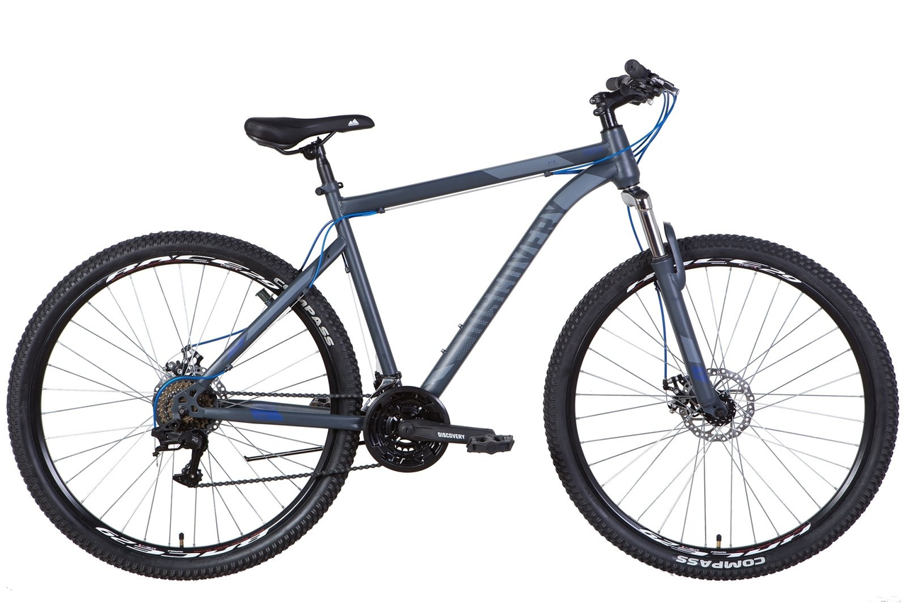 Велосипед ST 29" Discovery TREK DD FR рама-19" синьо-сріблястий 2025