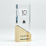 Стильна комбінована відзнака 80х200х40 мм, фото 2