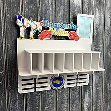 Медальниця Карате. Тримач для медалей. Медальниця для каратиста. Медальниця з відділами для поясів.