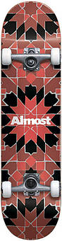 Скейт Компліт ALMOST TILE PATTERN FP Red 7.75