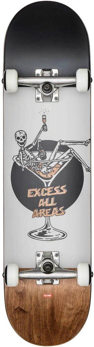 Скейт Компліт GLOBE G1 EXCESS WhtBrn 8.0