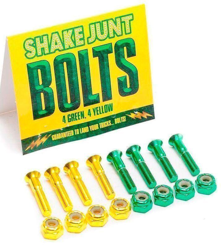 Болти для скейтборду SHAKE JUNT ALL Grn/Yel Phillips 1", фото 1