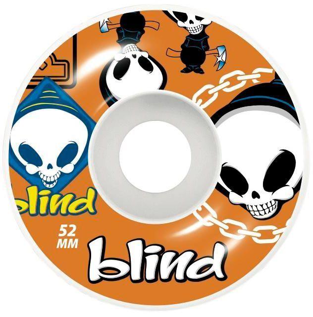 Колеса для скейтборду BLIND RANDOM Orange 52 mm, фото 1