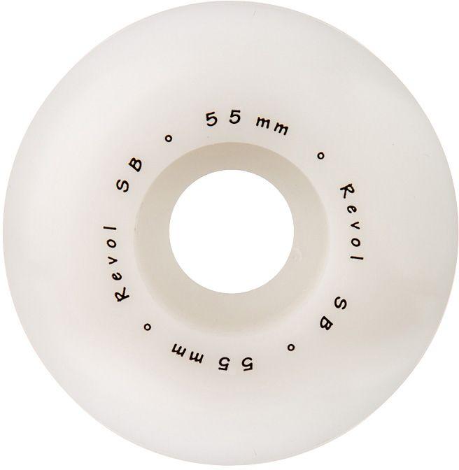 Колеса для скейтборду REVOL MINIMAL White 55 mm, фото 1