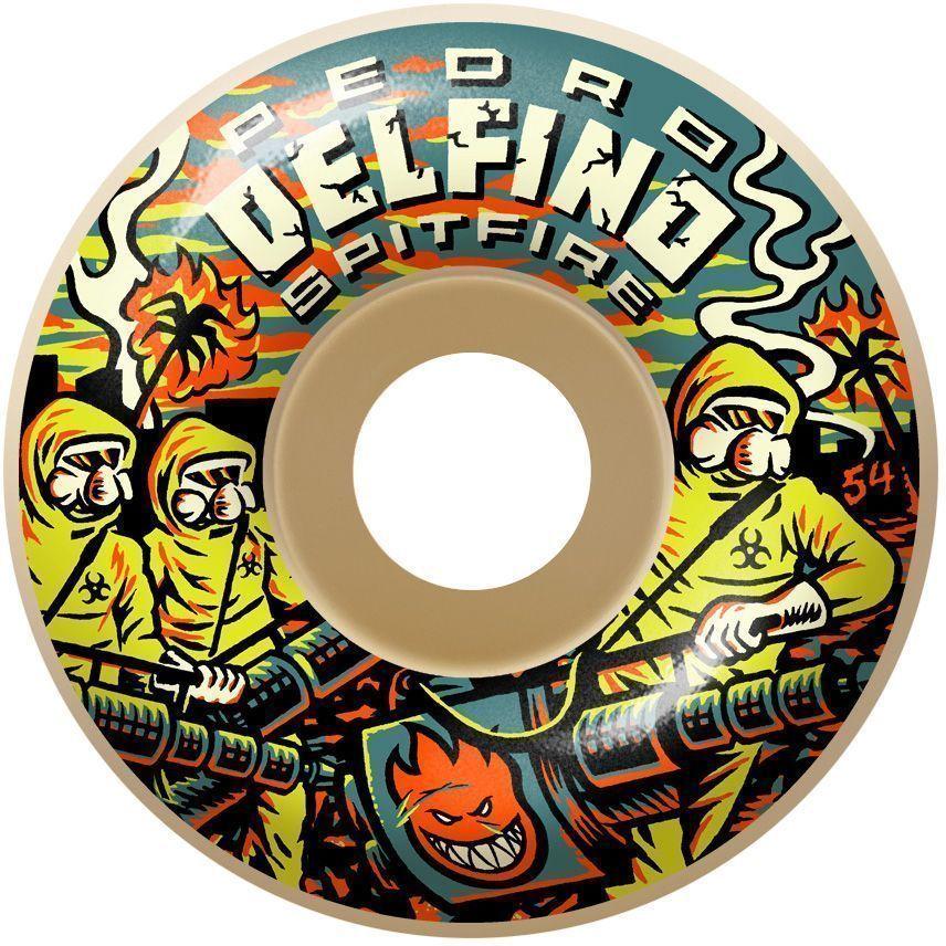 Колеса для скейтборда SPITFIRE PEDRO DELFINO F4 99du PRO classic 55mm