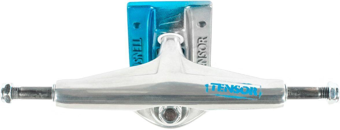 Підвіски для скейтборда TENSOR ALUM STENCIL MIRROR Raw/Light Blue Fade 5.25