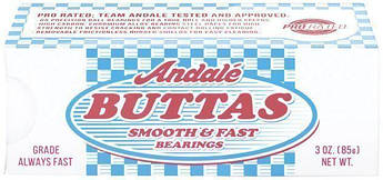 Підшипники для скейтборда ANDALE ABEC BUTTAS SINGLE White